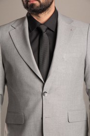 Resim Dokulu Slim Fit Takım Elbise - 52 