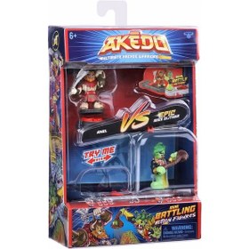 Resim AKEDO S1 Axel vs Miss Slither İkili Figür Paketi 