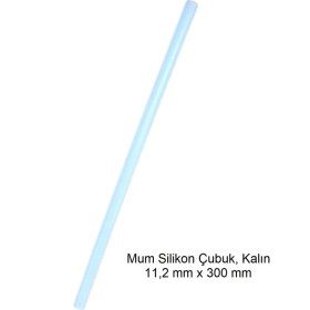 Resim Silikon Mum Çubuk, Kalın 11,2 x 300 mm (5 Adet) 