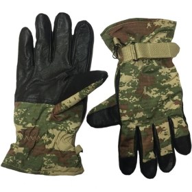 Resim 5.11 Yesil Kamuflaj Askeri Eldiven 