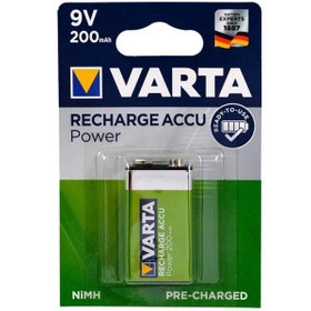 Resim Varta 9 Volt 200 Mah Şarjlı Pil 