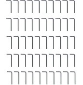 Resim HAFU Tek Allen Anahtar - 4 mm - 50 Adet - Made in Germany 