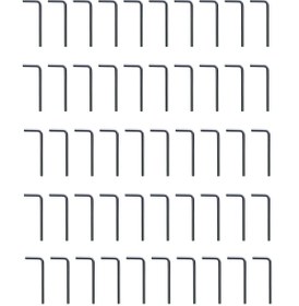 Resim HAFU Tek Allen Anahtar - 4 mm - 50 Adet - Made in Germany 