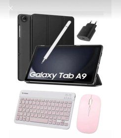 Resim Samsung Galaxy Tab A9 8gb 128gb 8.7" Tablet Kılıf Adaptör kalem Klavye Mouse Silver ( Türkiye Garantili) 