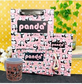 Resim Panda Tasarımlı Bardak Kırtasiye Seti 