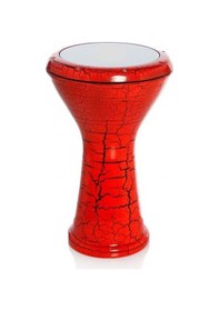 Resim Profesyonel Alüminyum Renkli Çatlak Boyalı Model Darbuka-kılıflı 