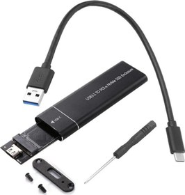 Resim USB 3.1 TYPE-C TO PCI-E M.2 NVME SSD HARİCİ TAŞINABİLİR KUTU 