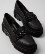 Resim j&w jack and white Siyah Kadın Loafer Günlük Ayakkabı 