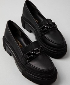 Resim j&w jack and white Siyah Kadın Loafer Günlük Ayakkabı 