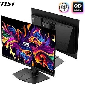 Resim MSI 31.5" MAG 321UP QD-OLED Gaming Monitör, UHD, 16:9, Flat, QD-OLED, 165Hz, 0.03ms GTG Freesync Premium PRO 