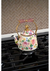 Resim Miss Betty Rose Deluxe Emaye Kettle Demlik Çok Renkli 