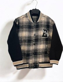 Resim Erkek Çocuk Ekose Desenli Kolej Mont-14420 Siyah 