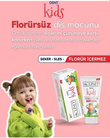 Resim Aclind Dent Çocuklar İçin Florür İçermeyen Diş Macunu 15 ML 