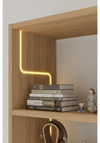 Resim Labirent Ledli Açık Kitaplık Miro 