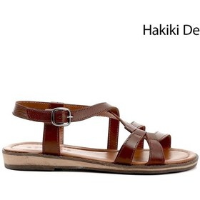 Resim Gönderi(R) Gönderi R Kahverengi Hakiki Deri Sandalet Kahverengi 