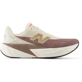 Resim New Balance FuelCell Rebel V5 Kadın Bej Koşu Ayakkabısı WFCXLJ5 
