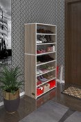Resim Kenzlife Ayakkabılık Goya Crd 140*70*30 Arkalıksız Ayakkabı Ofis Dolabı İki Bölme 