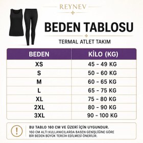 Resim REYNEV Ter Destekli Sauna Takım - Polymer Isı Atlet & Tayt Set (Unisex) - M 