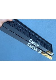 Resim Casper 3d Kabrtmalı Pleksi Araba Plakalığı 1 Takım 