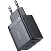 Resim Mcdodo Ch-2501 Gan 40w 2xtype-c Girişli Hızlı Şarj Adaptörü Siyah Ch-2 