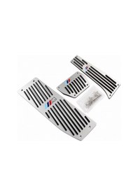 Resim Autogp Bmw E46 Pedal Seti Takımı Otomotik 3 Parça ///m Logolu Vidalı Oem5653 