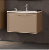 Resim Orka Clay 80 Cm Mdf Sahra Banyo Dolabı Alt Modül Ve Lavabo Çok Renkli 