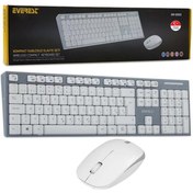 Resim Pazarcan Everest Km-6063 Q Multimedya Kablosuz Klavye - Mouse Set 