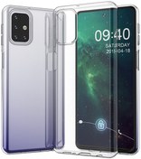 Resim Nettech Samsung Galaxy M31s Uyumlu Lüx Seri Kamera Korumalı Arka 