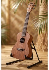 Resim Midex TN-26MC-ST Set Maun Tenör Ukulele (Softcase Stand Tuner Capo Metod Nota Sticker Askı Pena) 