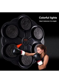 Resim Duvar Boks Makinesi Müzikli Bluetooth Hoparlör Özellikli Led Işıklı Ritimli 9 Mod Seviye Ayarlı Box 