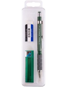 Resim Tombow Sh-300 Grip Set Versatil Kalem 0.7 Mm - Koyu Yeşil 
