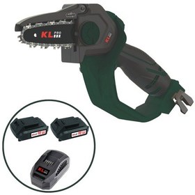 Resim Klpro KLBZT18B-20 18V 2AH Çift Akülü Kömürsüz Zincirli Testere 179 MM 