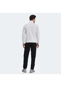 Resim Slazenger ORDER IN Erkek Fermuarlı Dik Yaka Cepli Gri Eşofman Takımı 
