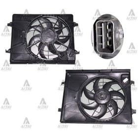 Resim KOREA 253802H050 Fan Radyatör I-30 07-11 Benzinli 