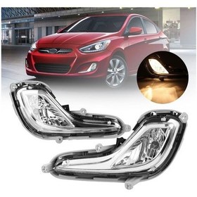 Resim Hyundai Accent Blue Sağ + Sol Ön Sis Fari Lambasi Takim 2011-2018. 