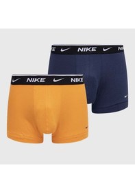 Resim Nike Dri Fit Ultra Stretch 2 Pack Micro 2 Li Paket Kısa Boxer Turuncu Lacivert Lacivert - Turuncu 