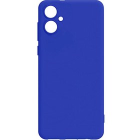 Resim Gpack Samsung Galaxy A04e Kamera Korumalı Premier Mat Silikon Mavi Kılıf 