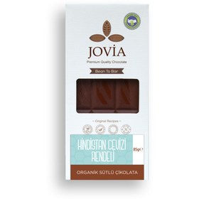 Resim JOVİA Organik Çikolata - Sütlü Hindistan Cevizi Rendeli 85g 