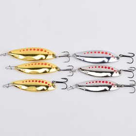 Resim 1 Adet Balık Yemi, 10g 15g20 Altın ve Gümüş, Tatlısu & Tuzlu Su Avı için Üç Çengelli Metal Dönerlerle Birlikte Olta Malzemeleri Paketi Ağır Oltalama Kaşeksi Kelebek Karides İmitasyonu Reflective Lure Precisioncrafted Spoon Highquality Treble Fishing Accessories Outdoor Adventurers Sport Fishermen 