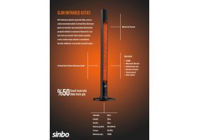 Resim Sinbo 6918 Infrared Isıtıcı 