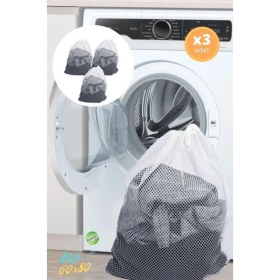 Resim Easyso Çamaşır Yıkama Filesi 3 Adet 60X80CM Çorap Çamaşır Perde Yıkama Filesi 