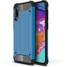 Resim Microsonic Samsung Galaxy A70 Kılıf Rugged Armor Mavi 