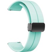 Resim Noktaks - Samsung Uyumlu Samsung Gear S3 - Kordon Krd-84 22mm Silikon Kordon 