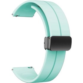 Resim Noktaks - Samsung Uyumlu Samsung Gear S3 - Kordon Krd-84 22mm Silikon Kordon 