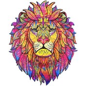 Resim Reedark Zeka Geliştiren Ahşap Puzzle: Aslan Desenli 150 Parça Eğitici Oyuncak 