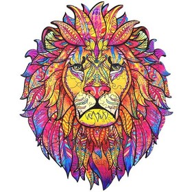 Resim Reedark Zeka Geliştiren Ahşap Puzzle: Aslan Desenli 150 Parça Eğitici Oyuncak 