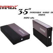 Resim Everest HDC-585 Usb 2.0 Ide+Sata 3.5" Siyah Harddisk Hdd Kutusu 