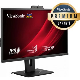 Resim VIEWSONIC VG2740V 27” IPS FHD VGA HDMI DP WEBCAM ERGONOMIK MONITOR 