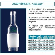 Resim İsolab 065.19.293 Adaptör - Vida Dişli - Musluksuz -düz-cam -erkek Şilif: Ns 29/32 - Gl 25 1 Adet 