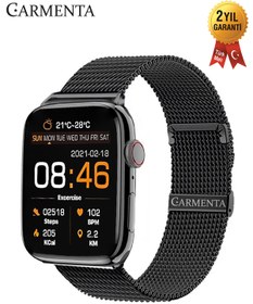 Resim Watch X8 Ultra Akıllı Saat Kırmızı Kordon 